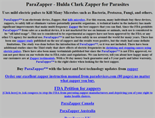 Tablet Screenshot of parazapper.com